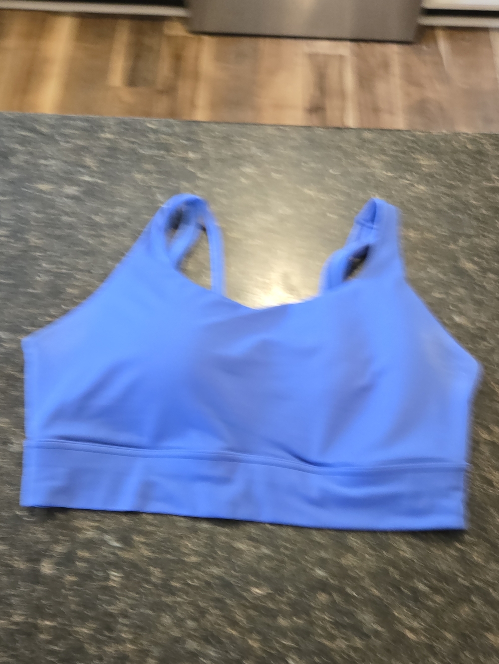 Avia Periwinkle Blue Sports Bra with Double Straps
